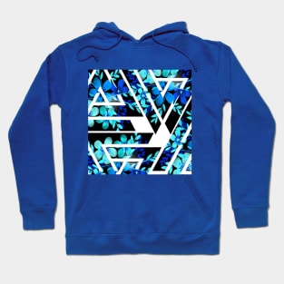 Blue flowers Hoodie